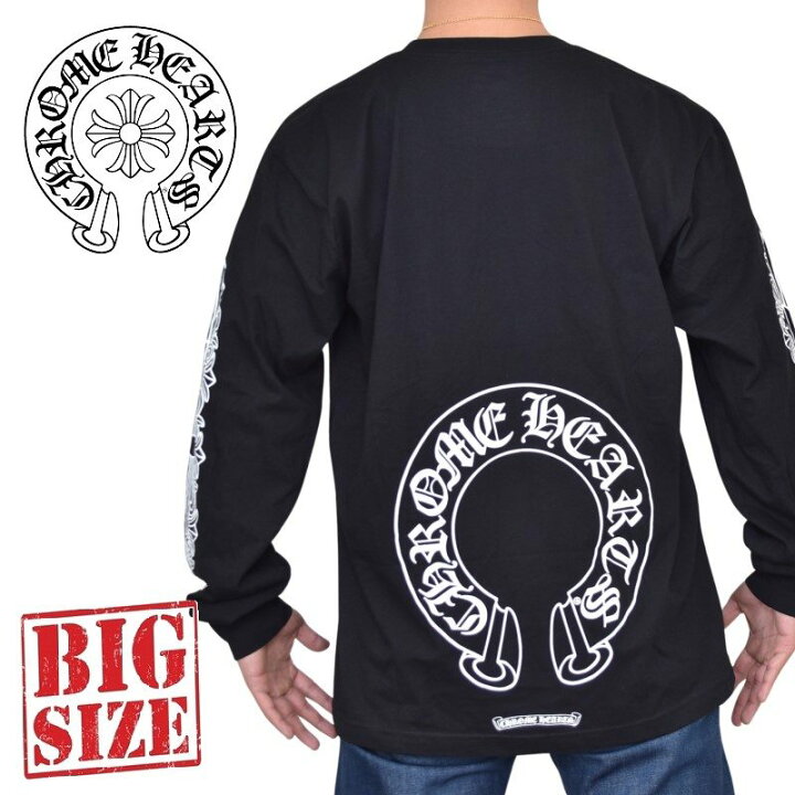 楽天市場】CHROME HEARTS クロムハーツ ロンT 長袖 Tシャツ 黒  
