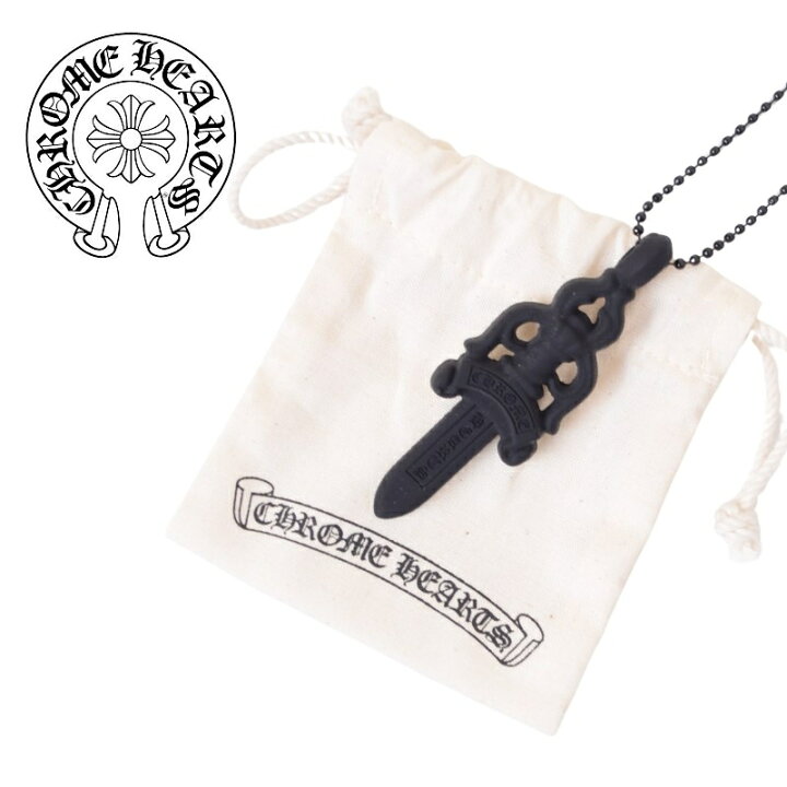 楽天市場】CHROME HEARTS クロムハーツ ラバーCHダガー ネックレス 