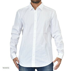 DIESEL ディーゼル カジュアル 長袖シャツ ワンポイント刺繍 R-BOULDER 黒 白 ブラック ホワイト XXL 大きいサイズ メンズ