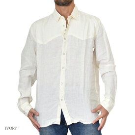 DIESEL ディーゼル カジュアル リネンシャツ 薄手 長袖シャツ 黒 ネイビー 白 カーキ S-PLAN-A 麻 リゾート XXL 大きいサイズ メンズ