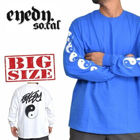 EYEDY アイディー ロンT 長袖Tシャツ YIN-YANG XL XXL XXXL 大きいサイズ メンズ [M便 1/1]