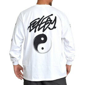 EYEDY アイディー ロンT 長袖Tシャツ YIN-YANG XL XXL XXXL 大きいサイズ メンズ [M便 1/1]