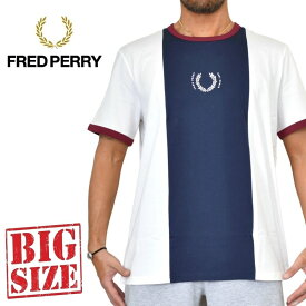 FRED PERRY フレッドペリー 半袖Tシャツ XL XXL 大きいサイズ メンズ あす楽