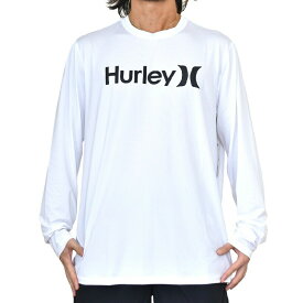 Hurley ハーレー 長袖 ラッシュガード Tシャツ ロゴ 紫外線対策 水着 スイムウエア USAモデル XL XXL 大きいサイズ メンズ