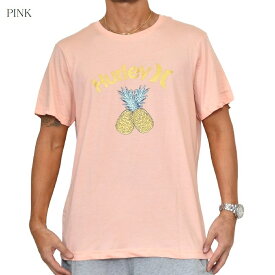 Hurley ハーレー 半袖 Tシャツ ロゴ プリント ピンク ネイビー USAモデル XL XXL 大きいサイズ メンズ