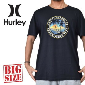 Hurley ハーレー 半袖 Tシャツ ロゴ プリント 黒 ブラック USAモデル XXL 大きいサイズ メンズ
