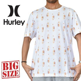 Hurley ハーレー 半袖 Tシャツ 総柄 USAモデル XXL 大きいサイズ メンズ