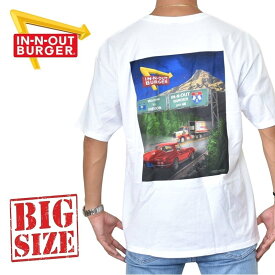 IN-N-OUT BURGER インアンドアウトバーガー 半袖Tシャツ オレゴン OREGON ORIGINAL SHIRT 白 ホワイト XL XXL XXXL 大きいサイズ メンズ