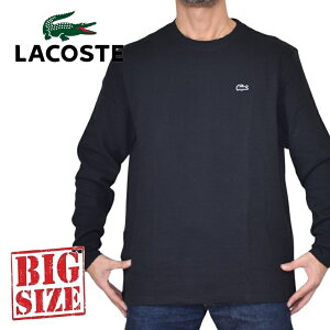 �傫���T�C�Y �����Y ���R�X�e Lacoste �N���[�l�b�N ���b�t������T ����T�V���c �����|�C���g Cotton Lounge T-Shirt XL XXL