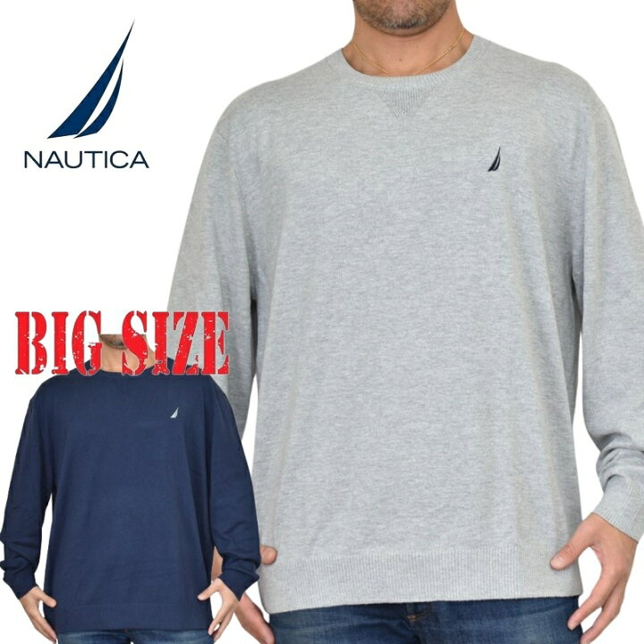 楽天市場】大きいサイズ メンズ NAUTICA ノーティカ ノーチカ クルー 