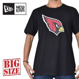 NEW ERA ニューエラ 半袖 Tシャツ クルーネック NFL Arizona Cardinals カーディナルズ 黒 ブラック XL XXL XXXL XXXXL 大きいサイズ メンズ