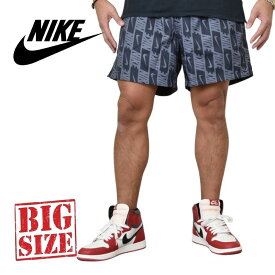 NIKE ナイキ ハーフパンツ ショーツ ショートパンツ 総柄 Sportswear Woven Flow Shorts XL XXL 大きいサイズ メンズ あす楽