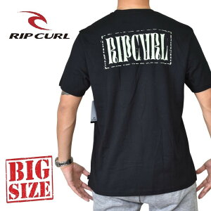 RIP CURL ���b�v�J�[�� ����T�V���c �o�b�N�v�����g �� �u���b�N STANDARD FIT USA���f�� XL �傫���T�C�Y �����Y