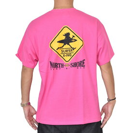 SURF-N-SEA サーフアンドシー 半袖Tシャツ ハワイ ノースショア 限定 水色 ライトブルー ピンク XL XXL 大きいサイズ メンズ
