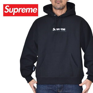 Supreme �V���v���[�� Box Logo Hooded Sweatshirt �{�b�N�X���S�X�E�F�b�g�p�[�J�[ M L
