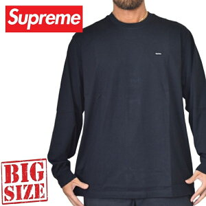 �傫���T�C�Y �����Y Supreme �V���v���[�� Small Box L/S Tee �X���[���{�b�N�X ����T ����T�V���c �� �u���b�N XXL