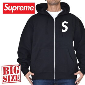 大きいサイズ メンズ Supreme シュプリーム S Logo Zip Up Hooded Sweatshirt Sロゴ ジップアップ フーディ パーカー XL XXL