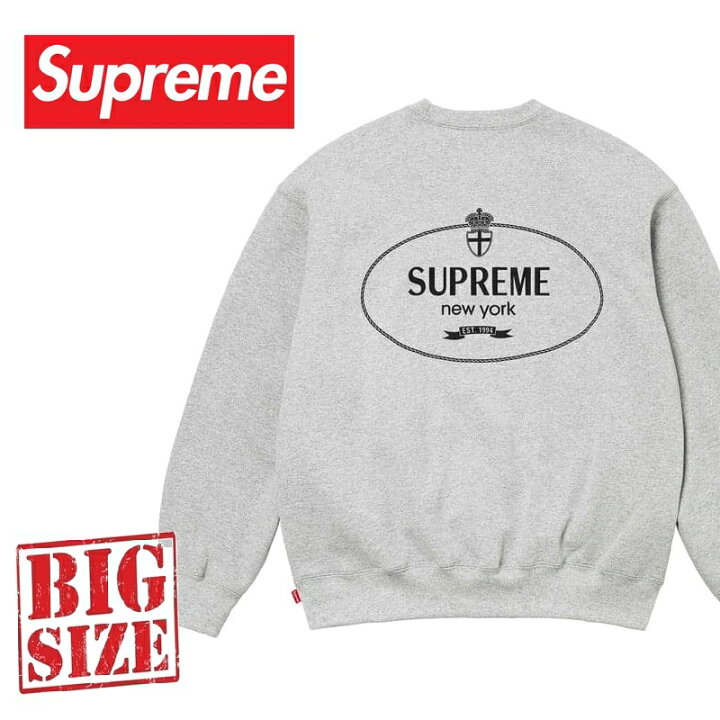 楽天市場】大きいサイズ メンズ Supreme シュプリーム クルーネック 