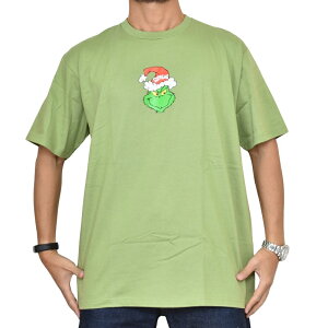 �傫���T�C�Y �����Y Supreme �V���v���[�� Grinch Tee ���� T�V���c L XL XXL