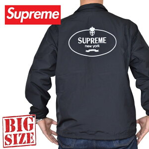 �傫���T�C�Y �����Y Supreme �V���v���[�� Crest Coaches Jacket �N���X�g�R�[�`�W���P�b�g L XL