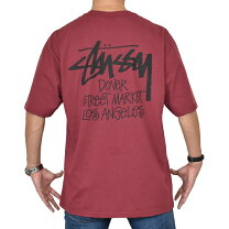 楽天市場】stussy tシャツ（カラーワインレッド）（メンズファッション 