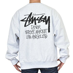 傫TCYY STUSSY Xe[V[ N[lbN XEFbgVc h[o[Xg[g}[Pbg LA T[X Los Angeles STOCK DSM WORLD TOUR CREW XXL