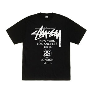�傫���T�C�Y�����Y STUSSY �X�e���[�V�[ ���� T�V���c ���[���h�c�A�[ WORLD TOUR TEE XL XXL