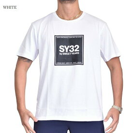 SY32 by SWEET YEARS スウィートイヤーズ ロゴ 半袖 Tシャツ SQUARE LOGO TEE XXL XXXL XXXXL 大きいサイズ メンズ