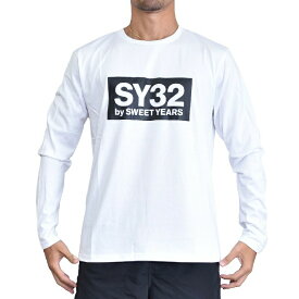 SY32 by SWEET YEARS スウィートイヤーズ BOX LOGO L/S TEE ロンT 長袖Tシャツ ボックスロゴ XXL XXXL XXXXL 大きいサイズ メンズ