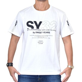 SY32 by SWEET YEARS スウィートイヤーズ 半袖 Tシャツ MIX LOGO TEE XXL XXXL XXXXL 大きいサイズ メンズ