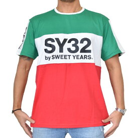 SY32 by SWEET YEARS スウィートイヤーズ 半袖 Tシャツ EXCHANGE CALCIO TEE XXL XXXL XXXXL 大きいサイズ メンズ