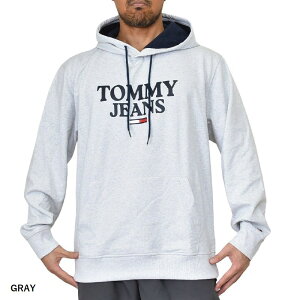 大きいサイズ メンズ TOMMY HILFIGER JEANS トミーヒルフィガー ジーンズ スウエット プルオーバー パーカー 裏起毛 ワンポイント XL XXL XXXL