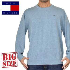 �傫���T�C�Y�����Y TOMMY HILFIGER �g�~�[�q���t�B�K�[ Amherst Crewneck Sweater �Z�[�^�[ �j�b�g �N���[�l�b�N ���� �����|�C���g�h�J XXL
