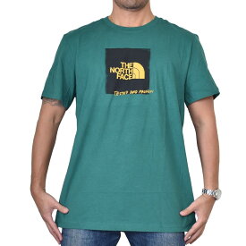 ノースフェイス 大きいサイズ メンズ 半袖 Tシャツ TESTED PROVENT TEE ボックスロゴ グリーン 緑 XL XXL THE NORTH FACE USAモデル [M便 1/1]
