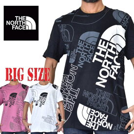 ノースフェイス 大きいサイズ メンズ 半袖 Tシャツ 総柄プリント SS GRAPHIC INJECTION TEE 黒 ブラック 白 ホワイト XL XXL XXXL USAモデル THE NORTH FACE