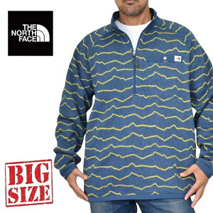 傫TCY Y m[XtFCX t[XWPbg n[tWbv {[_[ THE NORTH FACE Printed Gordon Lyons 1/4 ZIP XL XXL XXXL