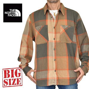 傫TCY Y m[XtFCX THE NORTH FACE `FbN  Vc lVc `FbN VALLEY TWILL FLANNEL SHIRT USAf XL XXL