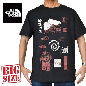 �傫���T�C�Y �����Y �m�[�X�t�F�C�X THE NORTH FACE ���� T�V���c �v�����g USA���f�� Woodland Wanderer Regular Short-Sleeve Tee XL XXL XXXL