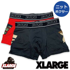 エクストララージ【X-LARGE】 メンズ ボクサー パンツ 70045700 ロゴカモ柄 ニットボクサー ポリエステル90％