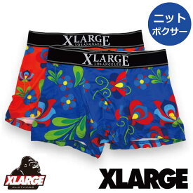 エクストララージ【X-LARGE】 メンズ ボクサー パンツ 80051500 Flower Pattern柄 ニットボクサー ポリエステル90％