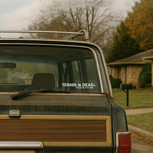 yTENNIS is DEAD USAzejXCYfbh Car Window Sticker set J[EBh[XebJ[ Zbg 20-1101 v[gɂy3Zbgz