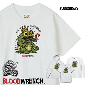 �yBLOODWRENCH �u���b�h�����`�z�O���t�B�b�N���� T�V���c ����T �p�[�J�[ bw-014 SLUDGEBABY�y�L�b�Y�A���f�B�[�X����z