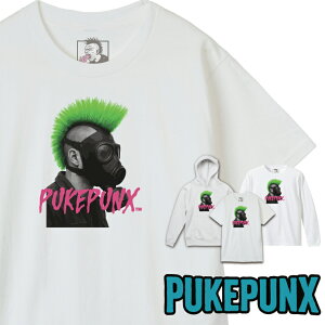 �yPUKEPUNX �v�[�N�p���N�X�z�O���t�B�b�N T�V���c ����T �p�[�J�[ XS-XL �V�u�����h pp-017 �����Y ���f�B�[�X �W���j�A�yVOMIT MOHAWK GREEN�z
