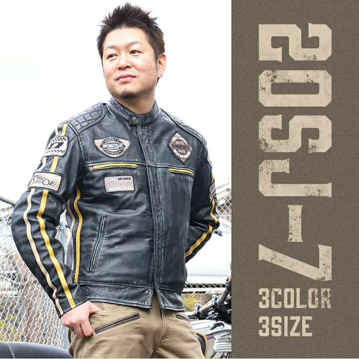 楽天市場】デグナー DEGNER ライダースジャケット 20SJ-7 メンズ 本革  