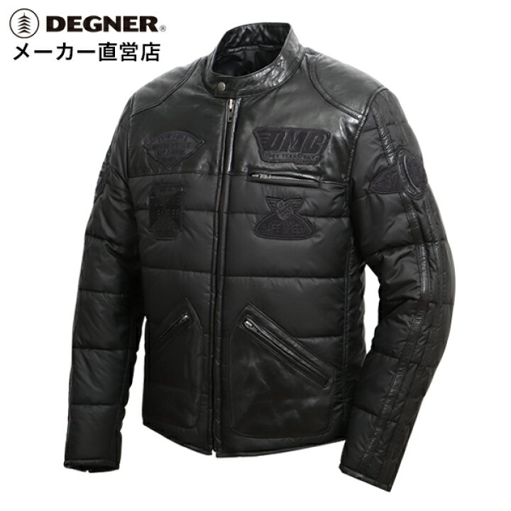 楽天市場】デグナー DEGNER レザーテキスタイルジャケット メンズ 本革 