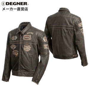 デグナー ヴィンテージレザージャケット メンズ 秋冬用 ブラウン M/L/XL 22WJ-11【無料ラッピング】