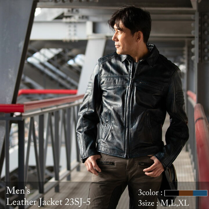 楽天市場】デグナー DEGNER レザー ジャケット メンズ M-2XL 23sj-5 