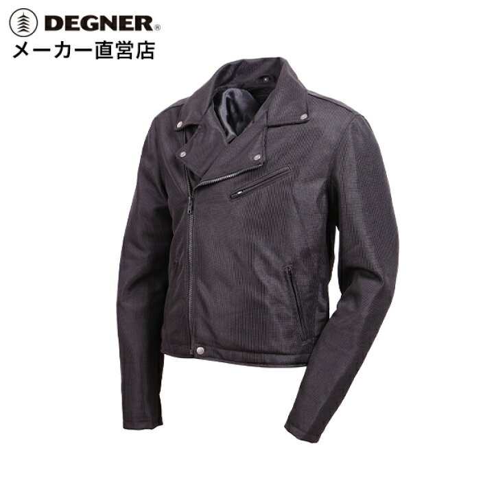 楽天市場 デグナー Degner ダブルライダースメッシュジャケット 21sj 3 メンズ 春 夏 黒 ブラック デグナー通販 レザージャケット
