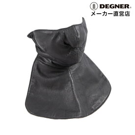 デグナー レザーマスク ユニセックス 防寒 本革 フリース ブラック フリーサイズ