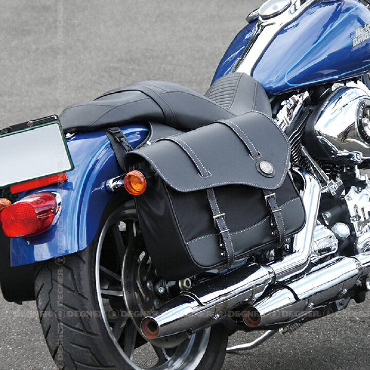 楽天市場 デグナー Degner アメリカンサイドバッグ Nb 39b バイクダブル 合皮 デグナー通販 レザージャケット